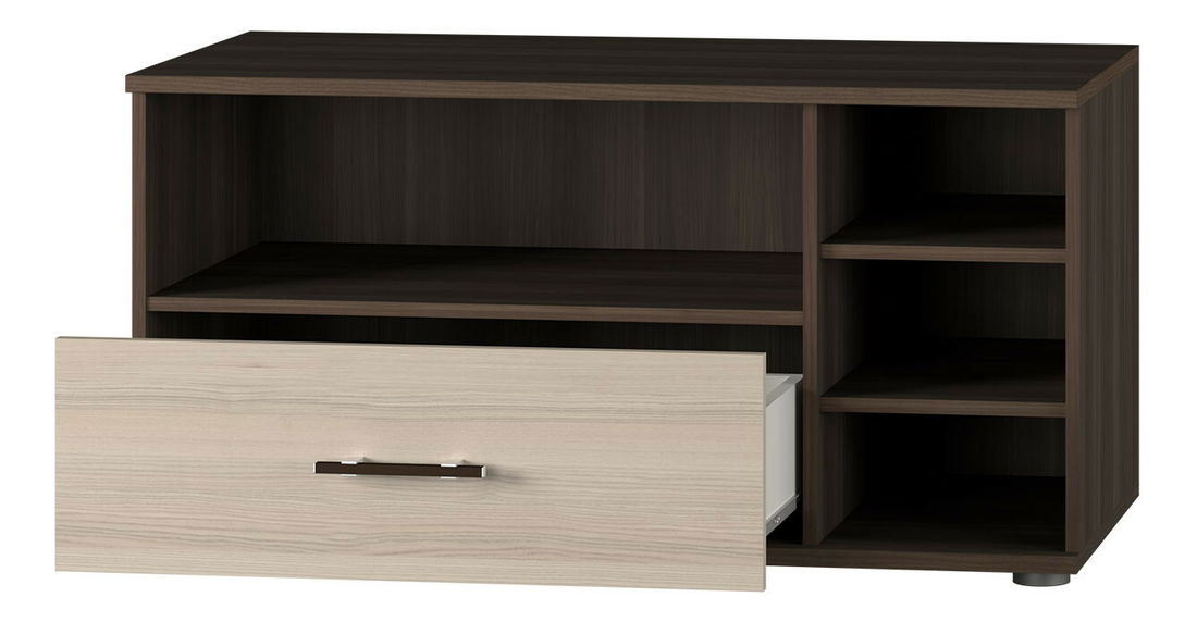 TV stolek/skříňka Irvine I15 (jasan tmavý + jasan)