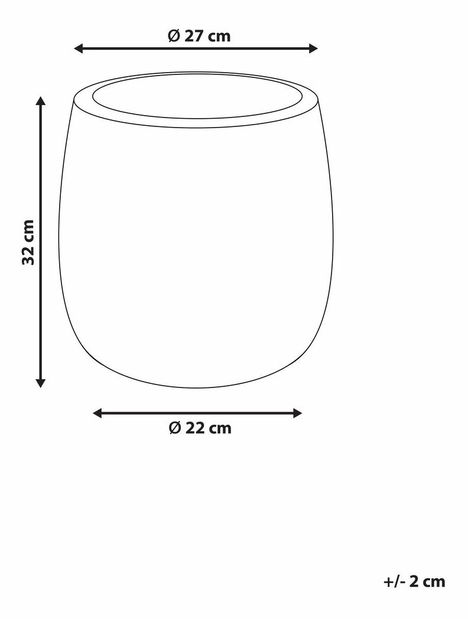 Květináč Livid 1 (béžová)