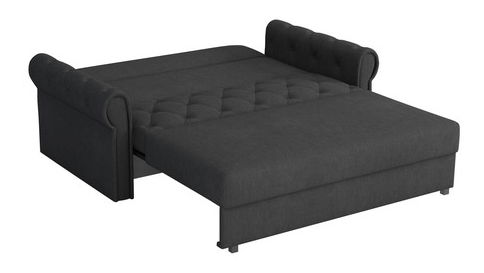 Rozkládací pohovka Carivia Roma III (tmavě šedá) (s úl. prostorem)