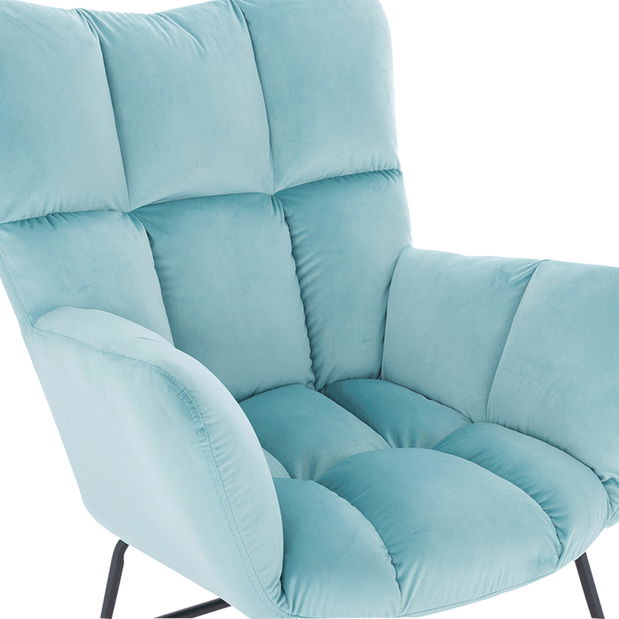 Designové houpací křeslo Kerem (mentolová)