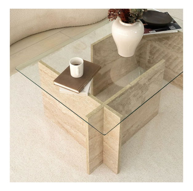 Konferenční stolek Elizei 3 (travertin)