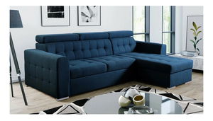 Rohová sedačka Somkera (mořská modrá) (P)