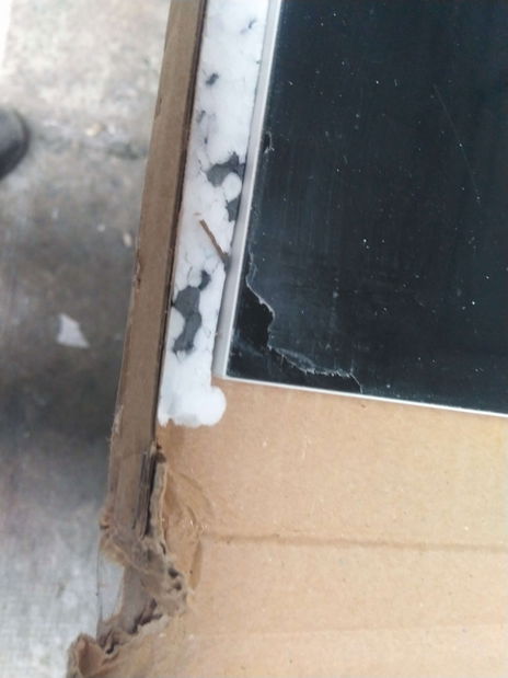 Obývací stěna Ramon I (bílá + lesk černý) (s osvětlením) *bazar