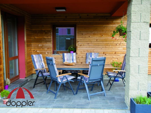 Zahradní nábytek Doppler Parro Concept 1+6 (hliník + teak)