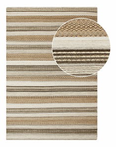 Koberec Mmilenaia 1 (přírodní + šedá)