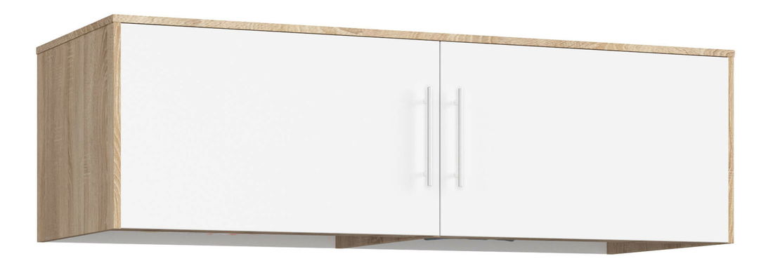 Nástavec skříně Divina (dub sonoma + bílá)