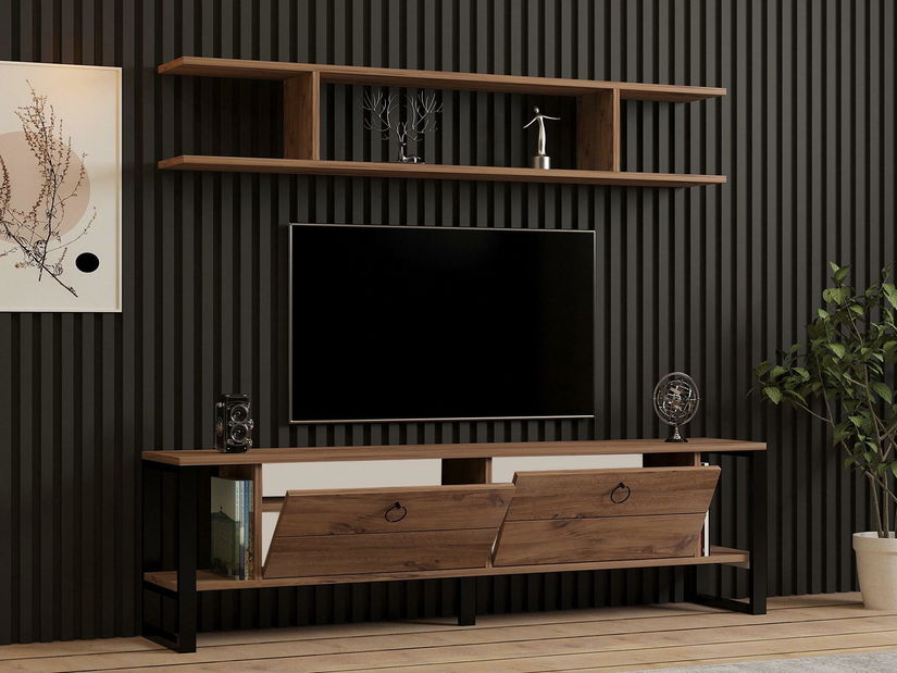 Obývací stěna Menile 3 (dub safírový)