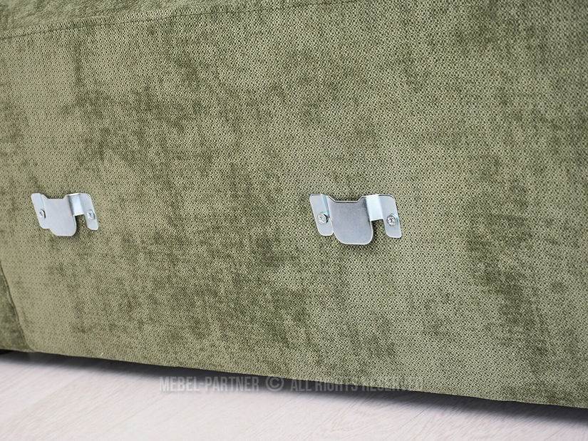 Rohová sedačka Masivos (zelená + černá)