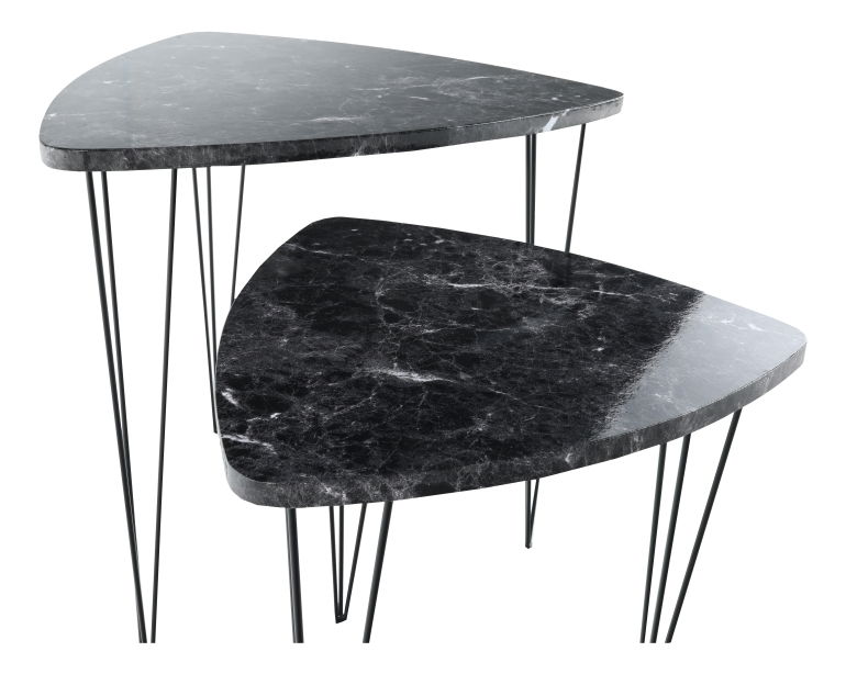 Konferenční stolek Stofol (černá) (2 ks.)