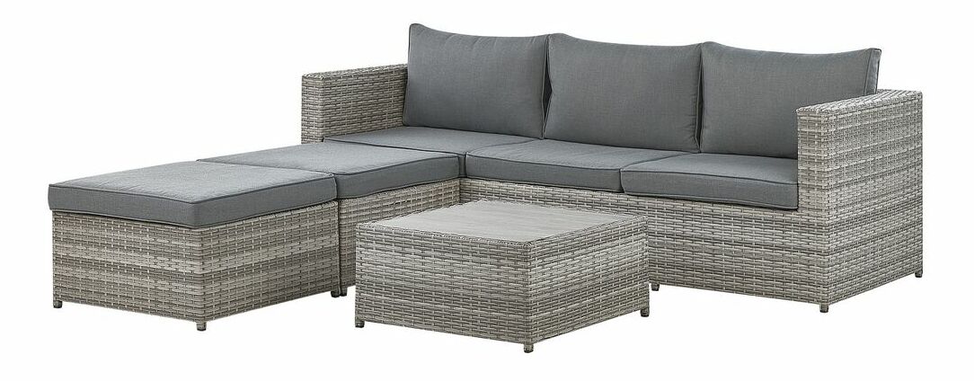 Zahradní set Sallie (světlošedá)