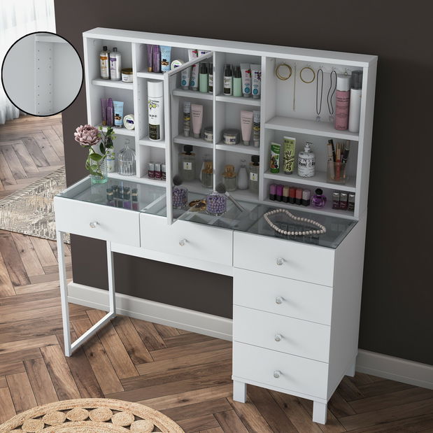 Policová skříň Jeli (ořech)