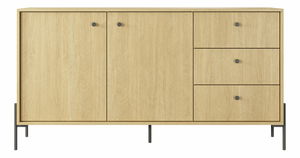 Komoda Scandia 2D3S (dub scandi + jedlička scandi)