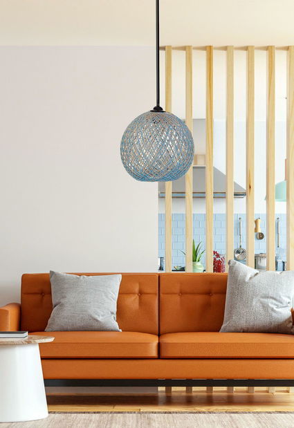 Stropní svítidlo Clamonerta 2 (modrá + hnědá)