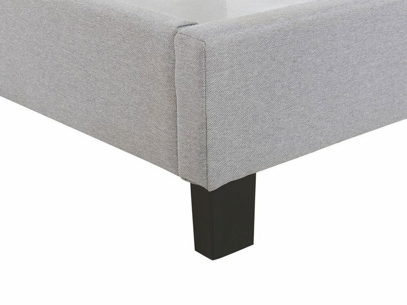 Manželská postel 140 cm PARASO (světle šedá) (s roštem)