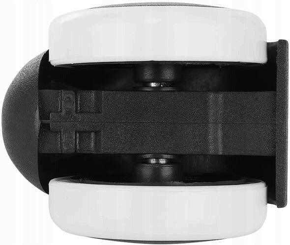 Sada 5ks. koleček na kancelářskou židli Kurporesso 1 (bílá + černá)