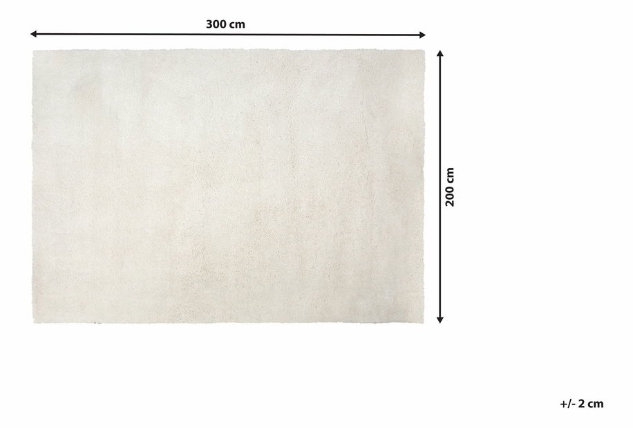 Koberec 300 cm Emeralda (bílá)