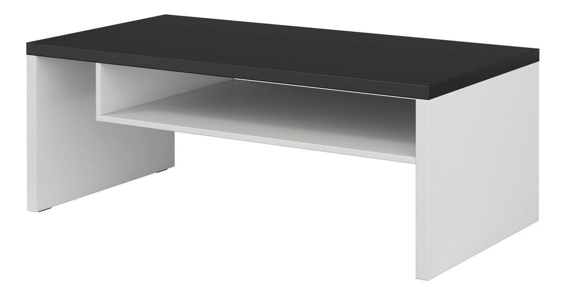 Konferenční stolek Crossroad W99 (černá + bílá)