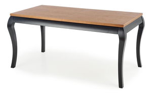 Jídelní stůl Windsurfing (dub tmavý + černá)