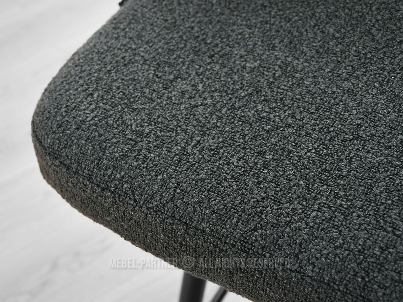 Barová židle Moan (grafitová + černá)