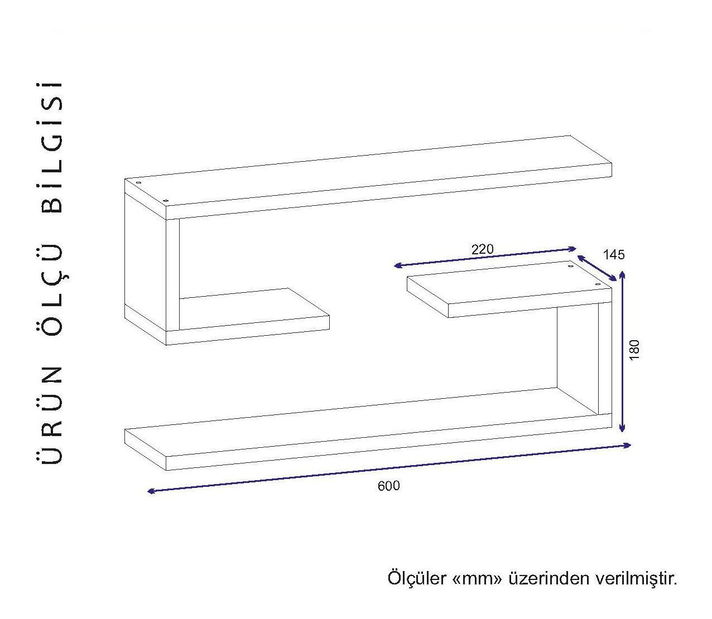 Polička Janice (bílá)