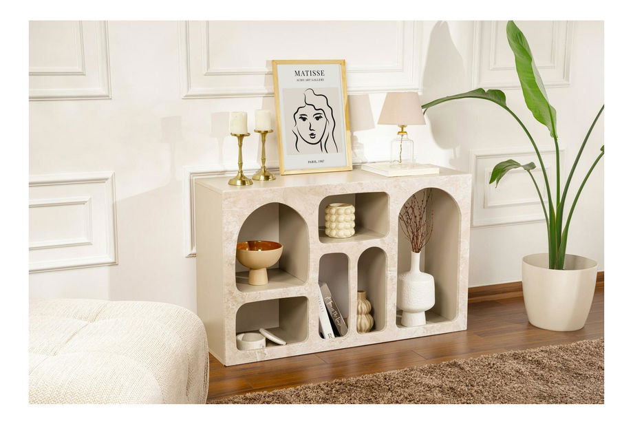  Regál Lotos 120 (travertin + písková)