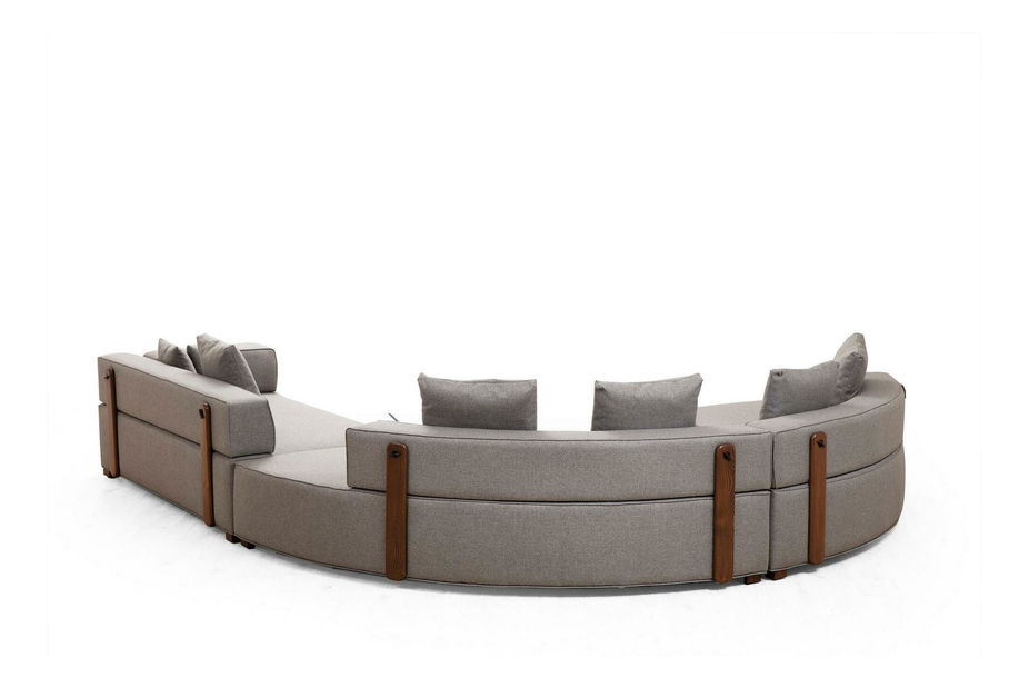 Rohová sedačka Gondulatta 2 (P) (šedá)