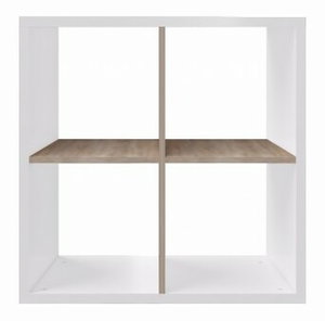 Regál Ramix 77x77 (bílá + dub sonoma)