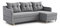 Rohová sedací souprava Lou (P) (šedá)