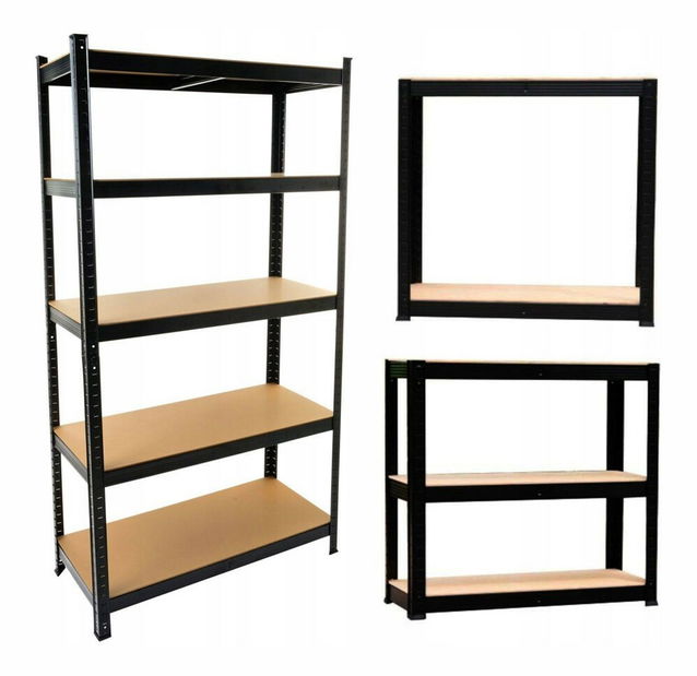 Regál Rapidas 4 (černá)