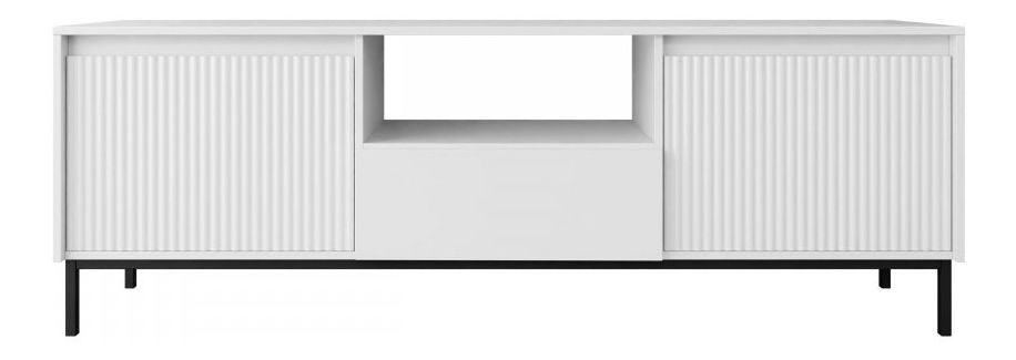 TV skříňka Somkera 2K1SZ (bílá + černá)