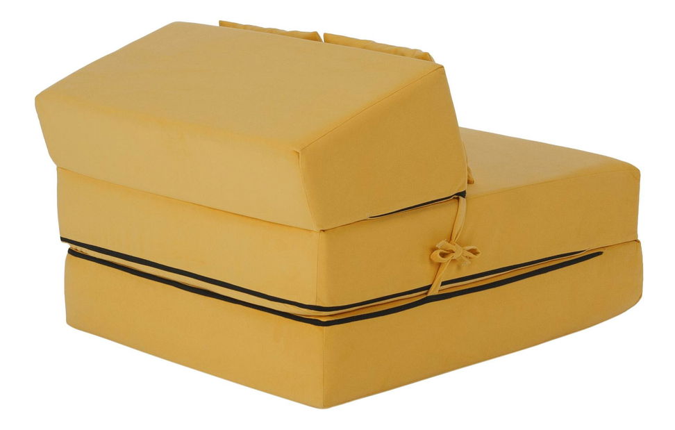 Rozkládací křeslo Plantearan (žlutá)