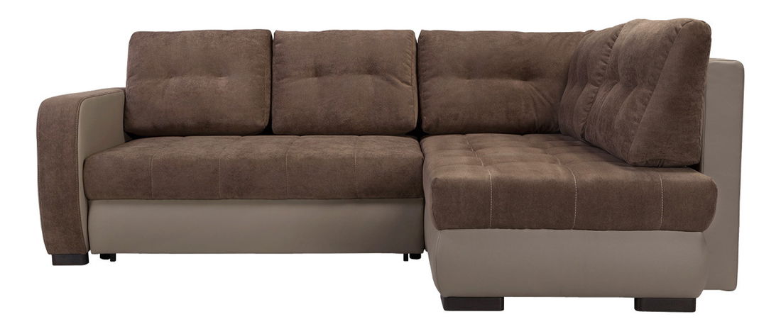 Rohová sedací souprava BRW Brad Lux 3DL.RECMU hnědá (P)