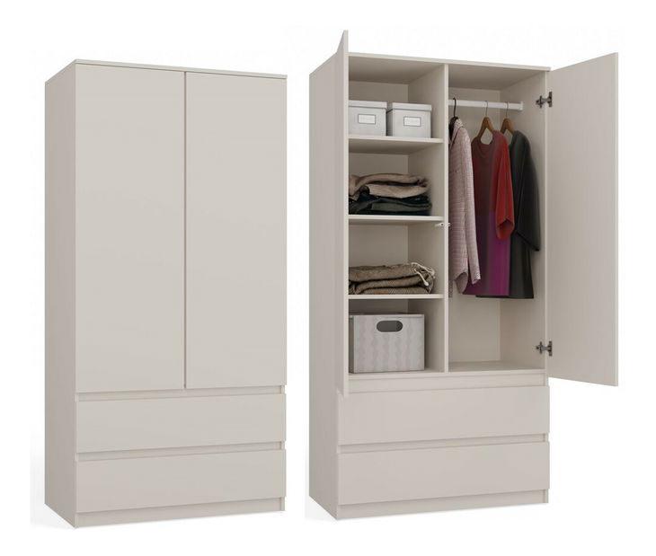 Šatní skříň Musecalo 1 (kašmír)