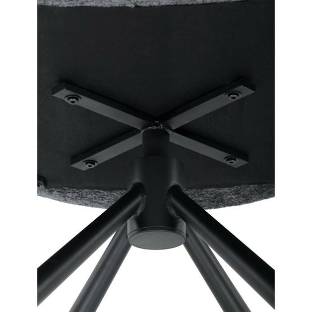 Jídelní židle Daston (černá)