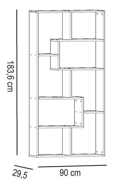 Regál Zipply (bílá)