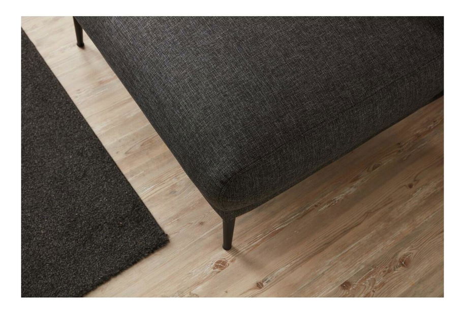 Rohová sedačka Victory (P) (antracit + černá)