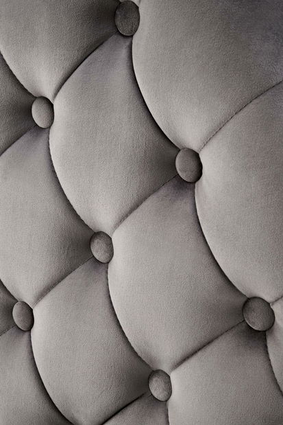 Jídelní židle Regino (šedá + stříbrná)