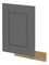 Dvířka na vestavnou myčku nádobí Lucid ZM 446 x 570 (dub artisan + dustgrey)