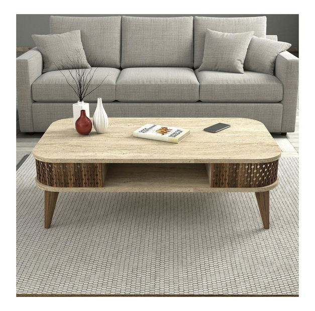 Konferenční stolek Essex (travertin)