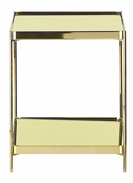 Příruční stolek ALISEA (zlatá) (malý)