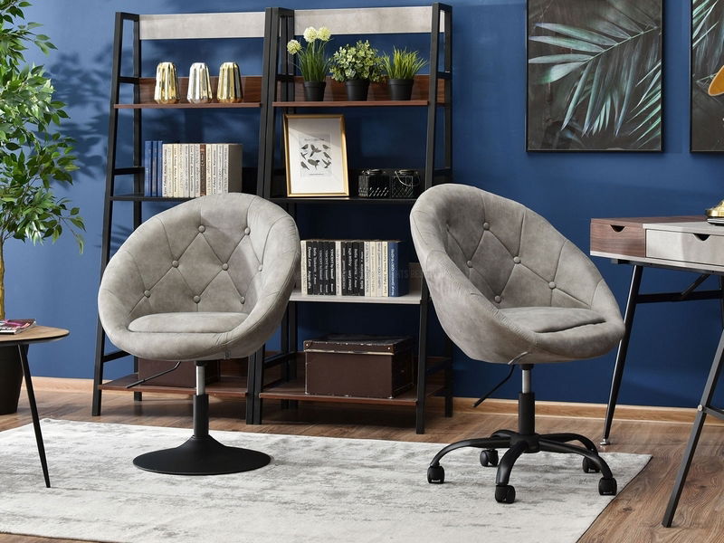 Křeslo Lush 4 (šedá + černá)