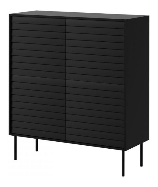 Skříňka Hermano 100 4D (černá)