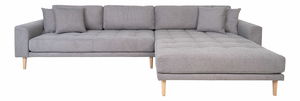 Rohová sedací souprava (P) Lvaveriaora (světle šedá)