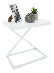 Příruční stolek Alpa (bílá)