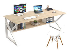 Psací stolek Torcor 100 (dub přírodní + bílá)