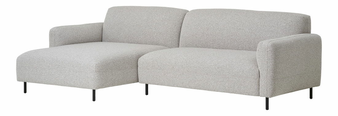 Rohová sedací souprava (L) Sandalina (světle šedá)