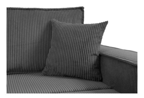 Rozkládací pohovka Stosono (šedá) (s úl. prostorem)