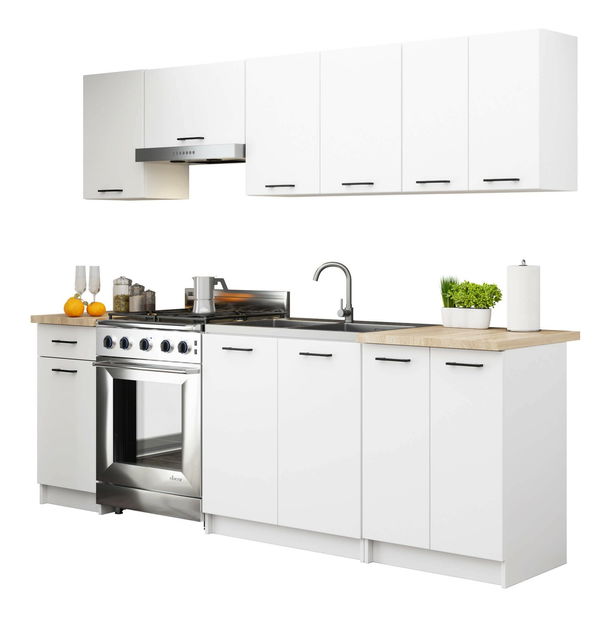 Dolní kuchyňská skříňka Ozara S60 2D (bílá)