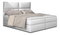 Boxspring postel 165 cm Alyce (bílá) (s matracemi)