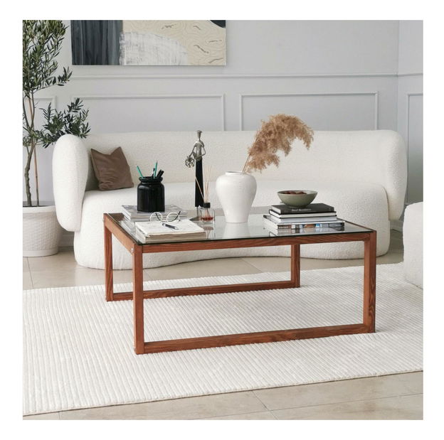 Konferenční stolek Putilo (dřevo přírodní)